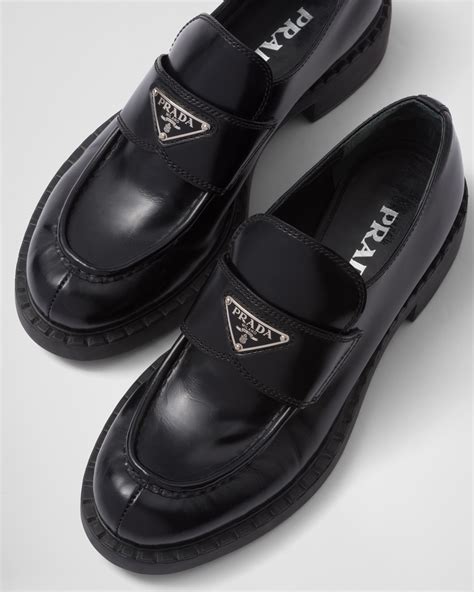 prada loafers size 7|Prada loafers heels.